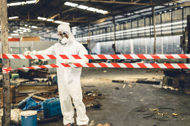 Professional Odor Removal technician working in Mattituck, NY